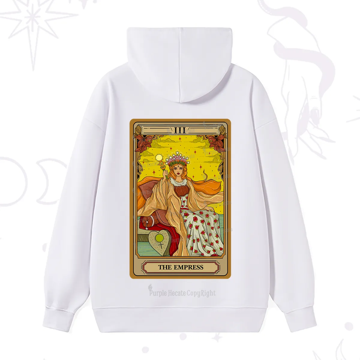 Purplehecate The Empress Tarot Hoodie