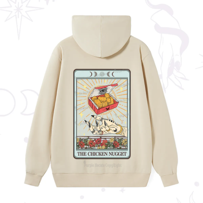 Purplehecate The Chicken Nugget Tarot Card Hoodie