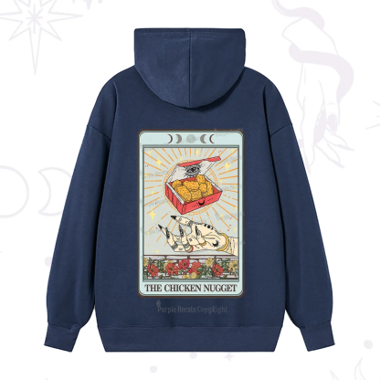 Purplehecate The Chicken Nugget Tarot Card Hoodie
