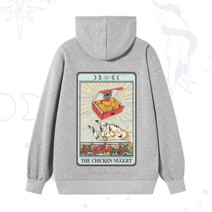 Purplehecate The Chicken Nugget Tarot Card Hoodie