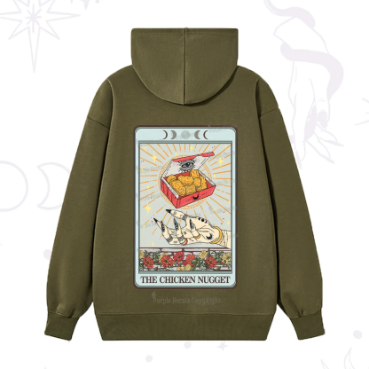 Purplehecate The Chicken Nugget Tarot Card Hoodie