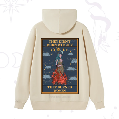 Purplehecate The They Didn't Burn Witches They Burned Women Oracle Card Hoodie