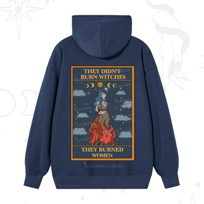 Purplehecate The They Didn't Burn Witches They Burned Women Oracle Card Hoodie