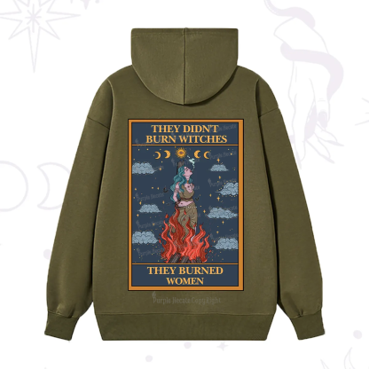 Purplehecate The They Didn't Burn Witches They Burned Women Oracle Card Hoodie