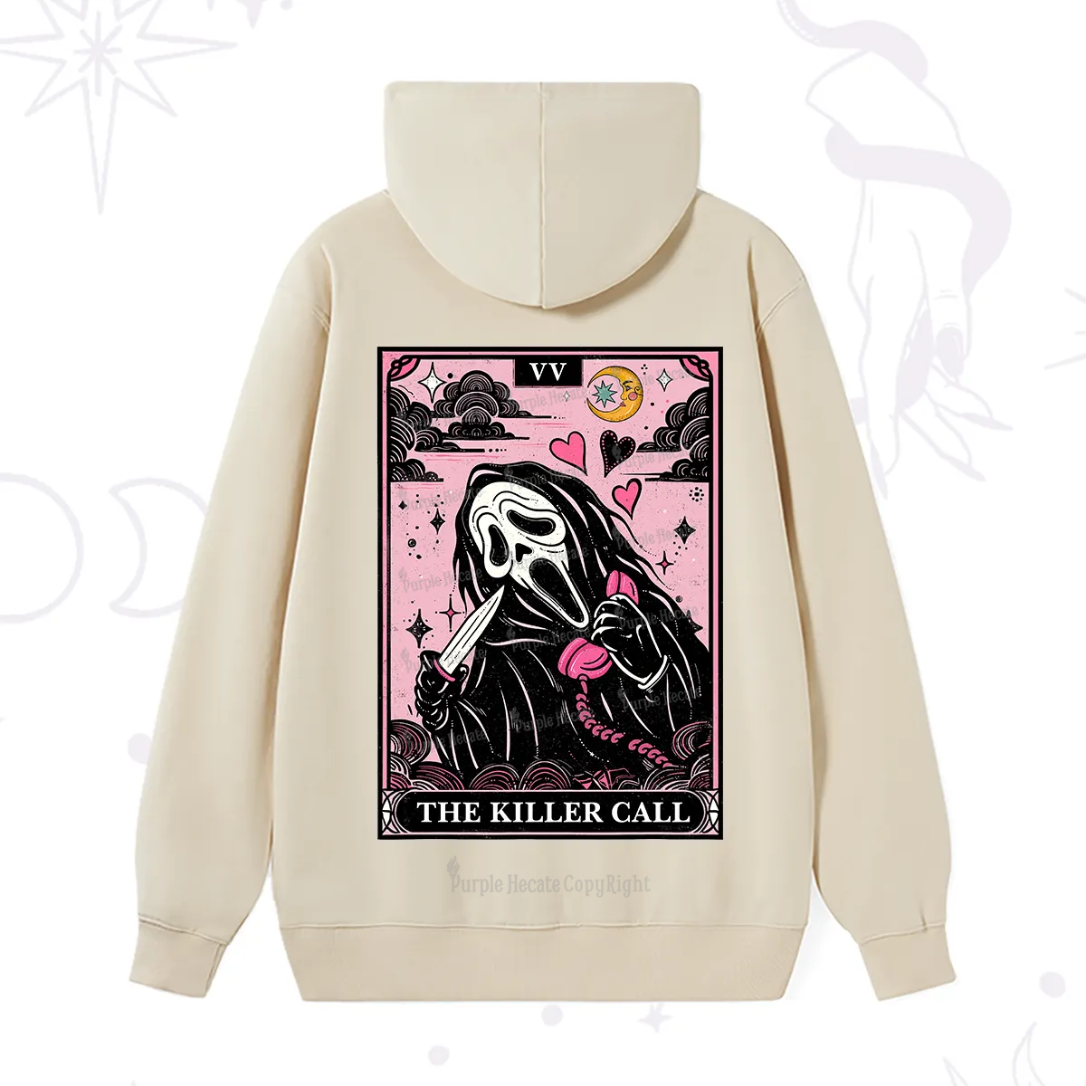 Purplehecate The Killer Call Tarot Hoodie