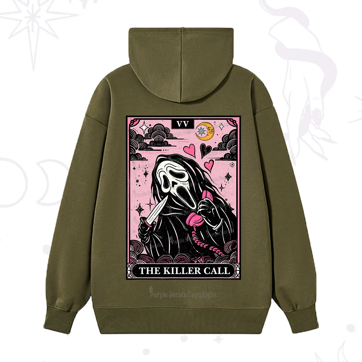 Purplehecate The Killer Call Tarot Hoodie