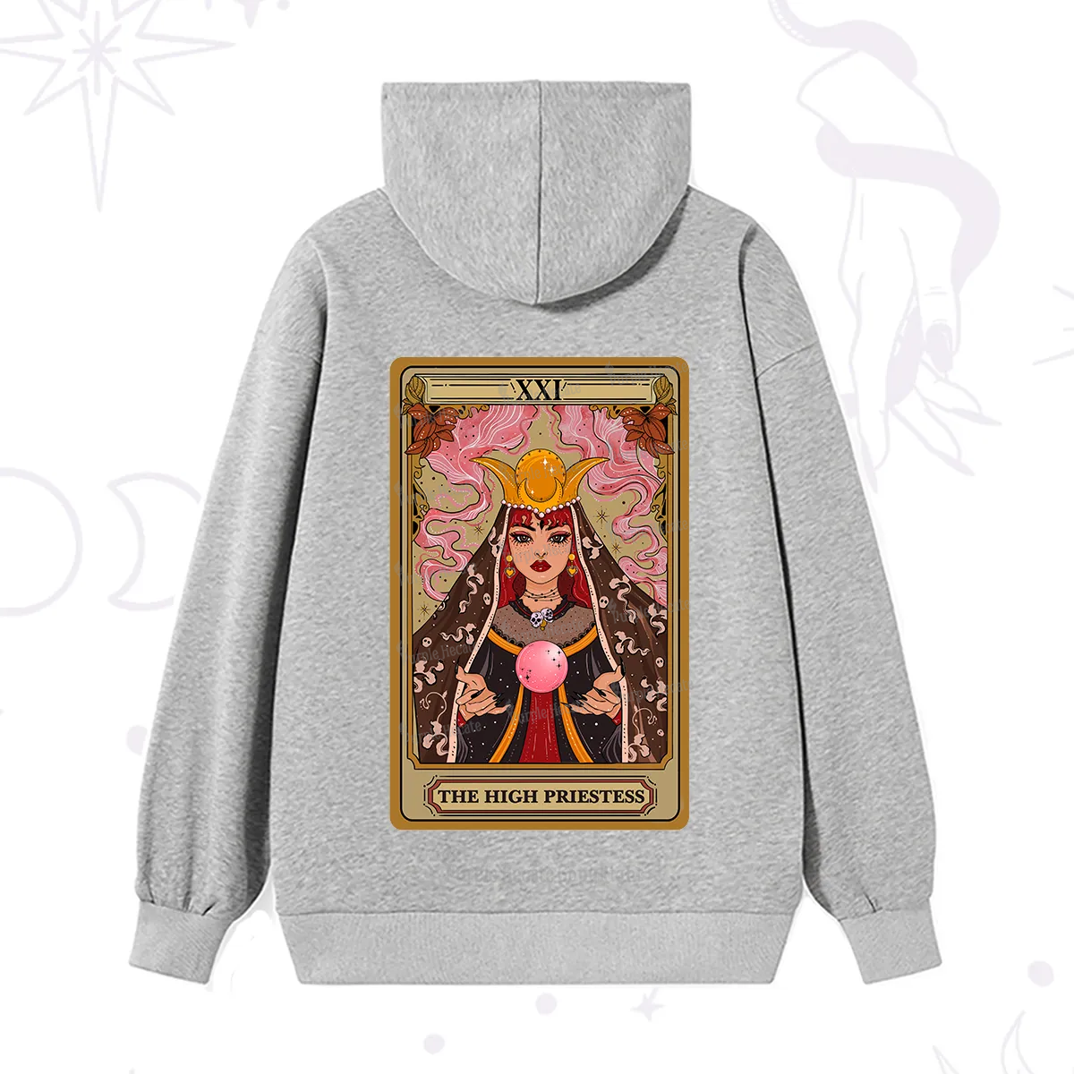 Purplehecate The High Priestess Prophecy Tarot Hoodie