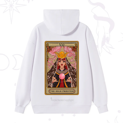 Purplehecate The High Priestess Prophecy Tarot Hoodie