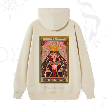 Purplehecate The High Priestess Prophecy Tarot Hoodie