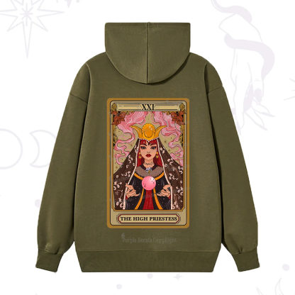 Purplehecate The High Priestess Prophecy Tarot Hoodie