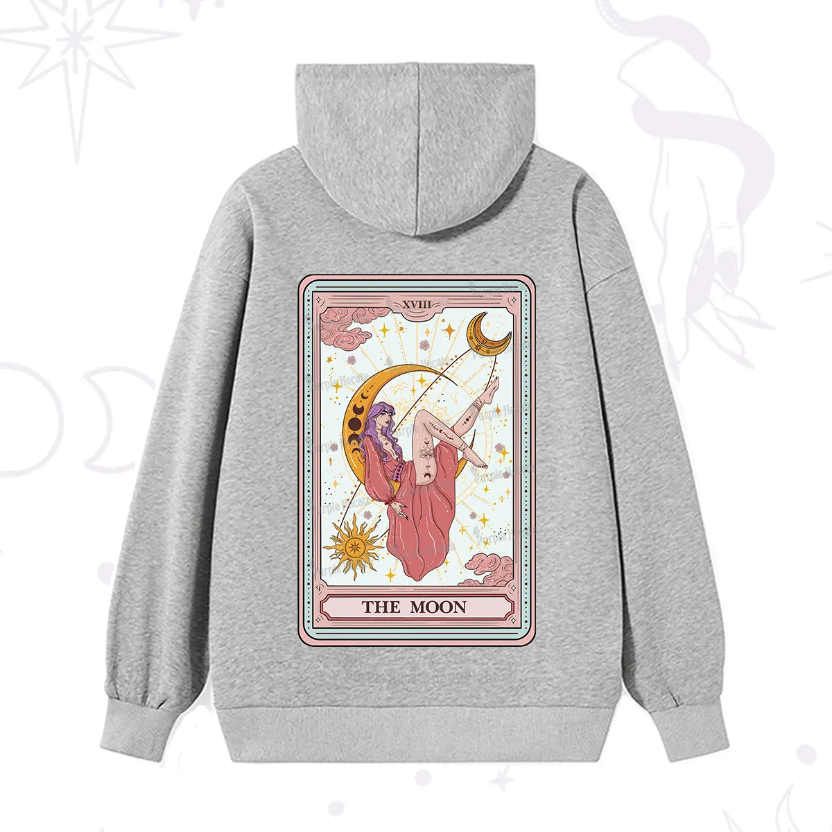 Purplehecate The Moon Tarot Hoodie