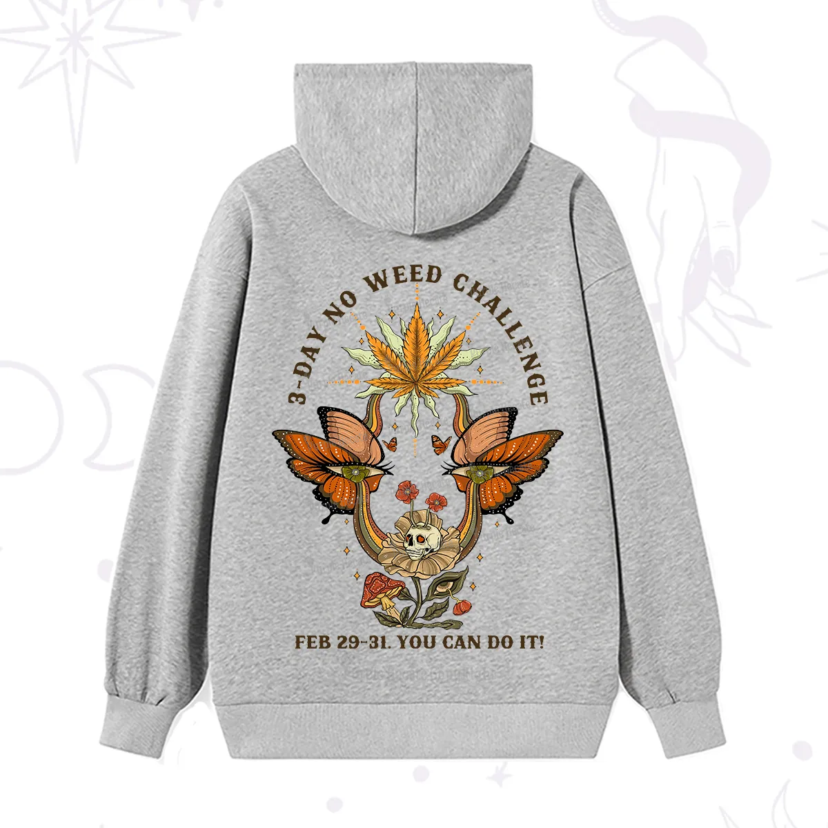 Purplehecate 3 Day No Weed Challenge Hoodie