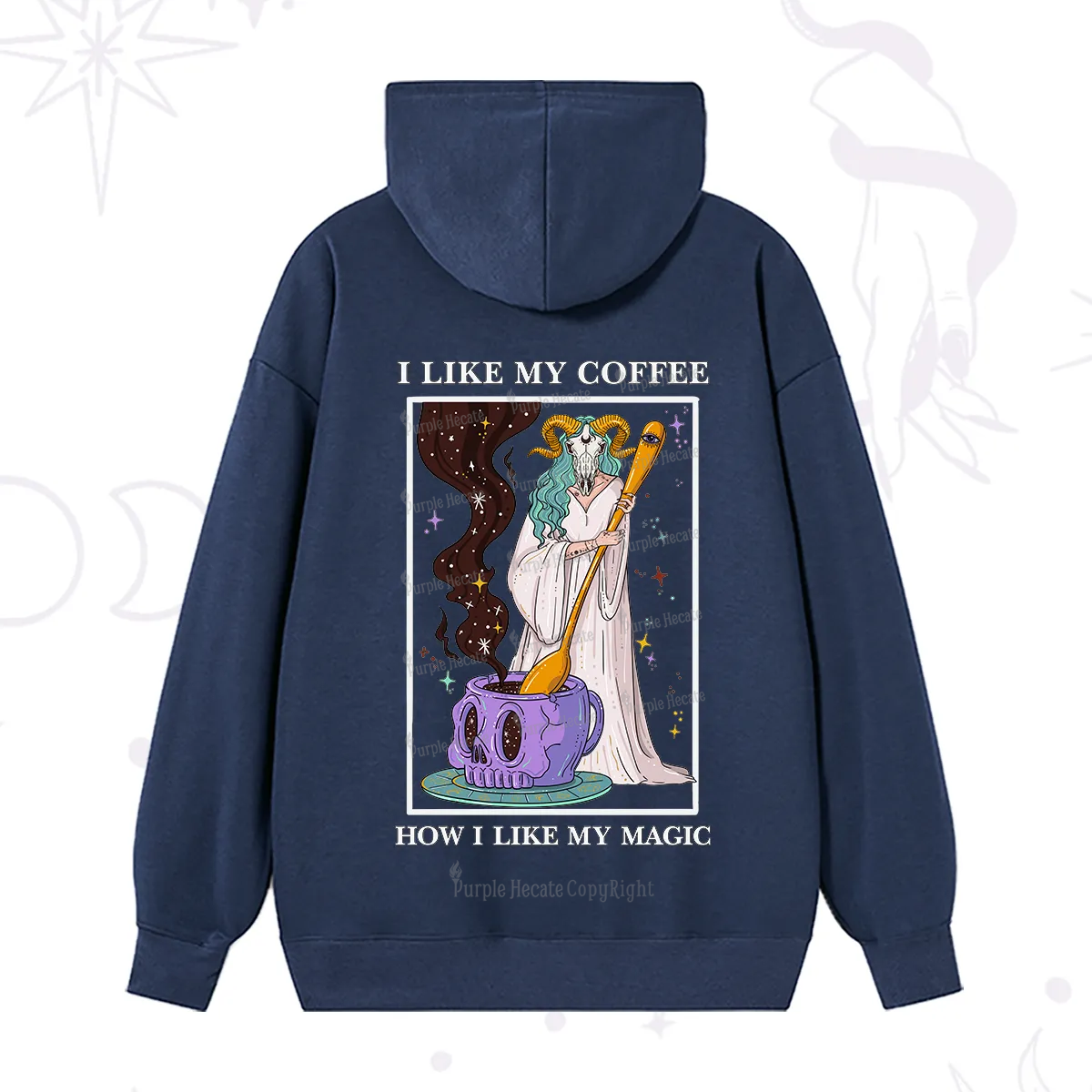 Purplehecate I Like My Coffee How I Like My Magic Hoodie