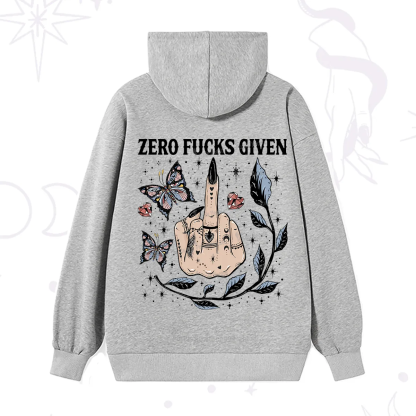 Purplehecate Zero Fucks Given Hoodie