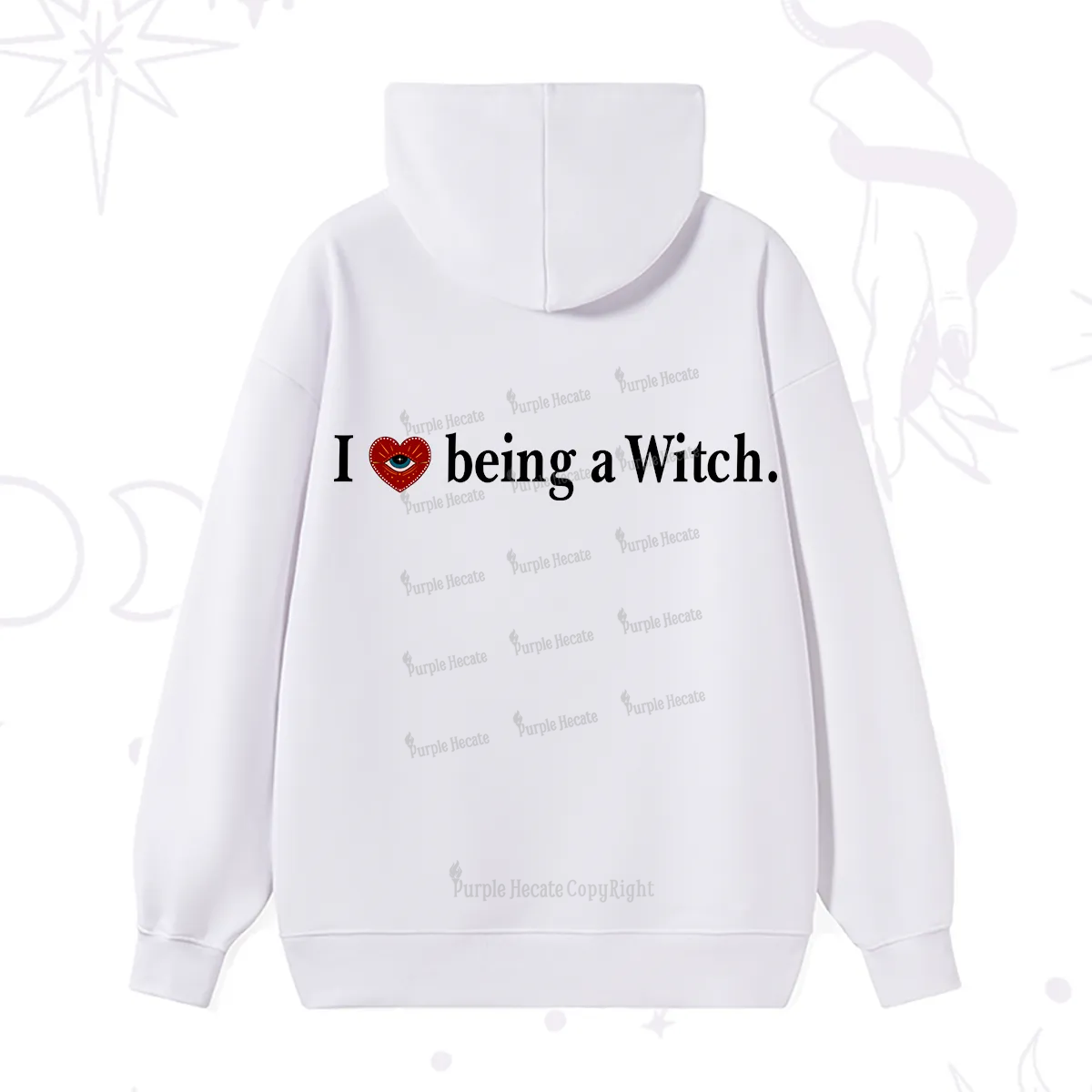 Purplehecate I Being A Witch Hoodie