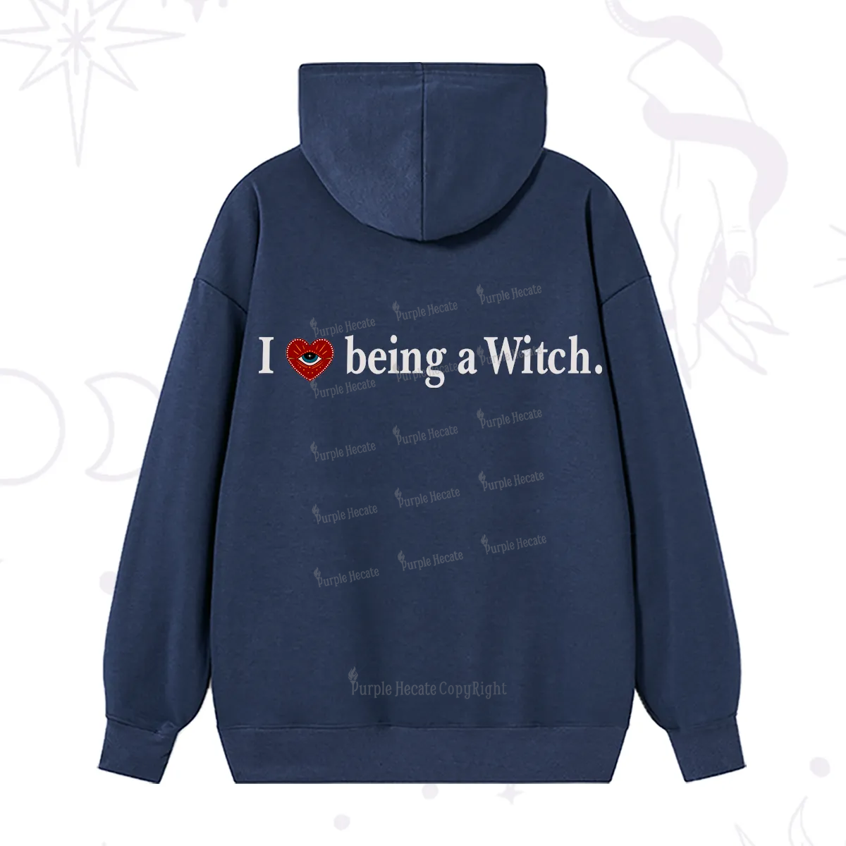 Purplehecate I Being A Witch Hoodie