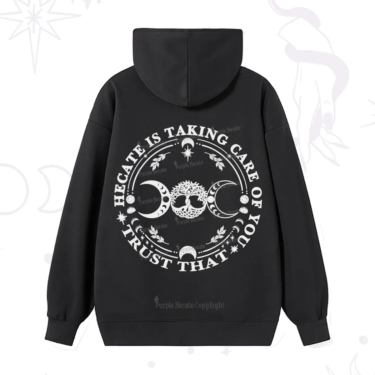 Purplehecate Hecate Is Taking Care Of You Hoodie