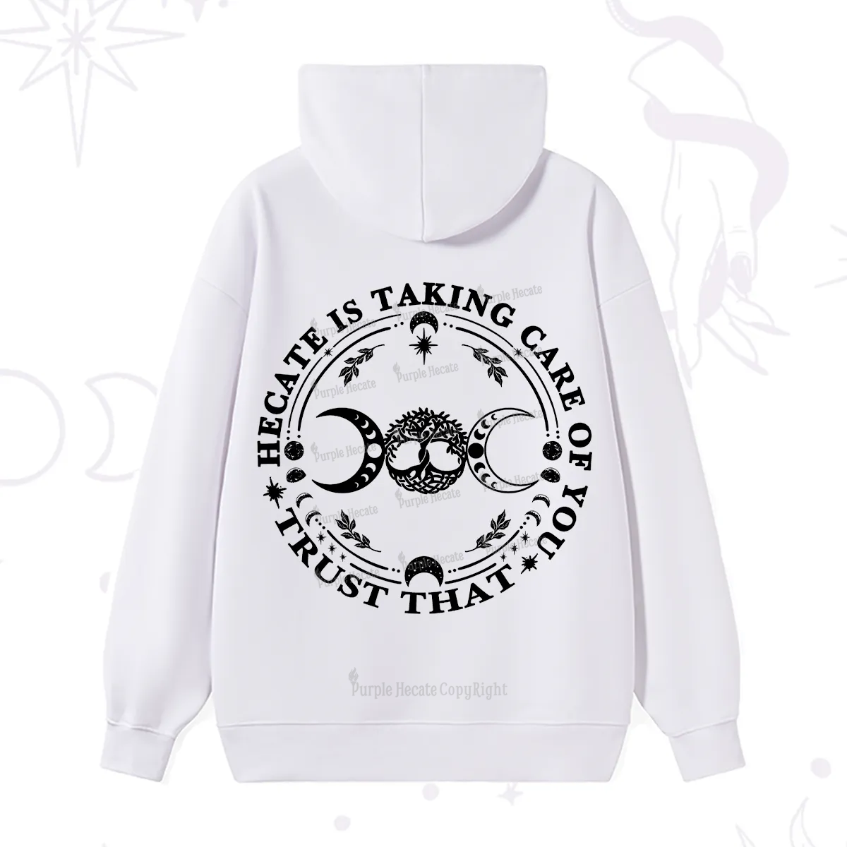 Purplehecate Hecate Is Taking Care Of You Hoodie