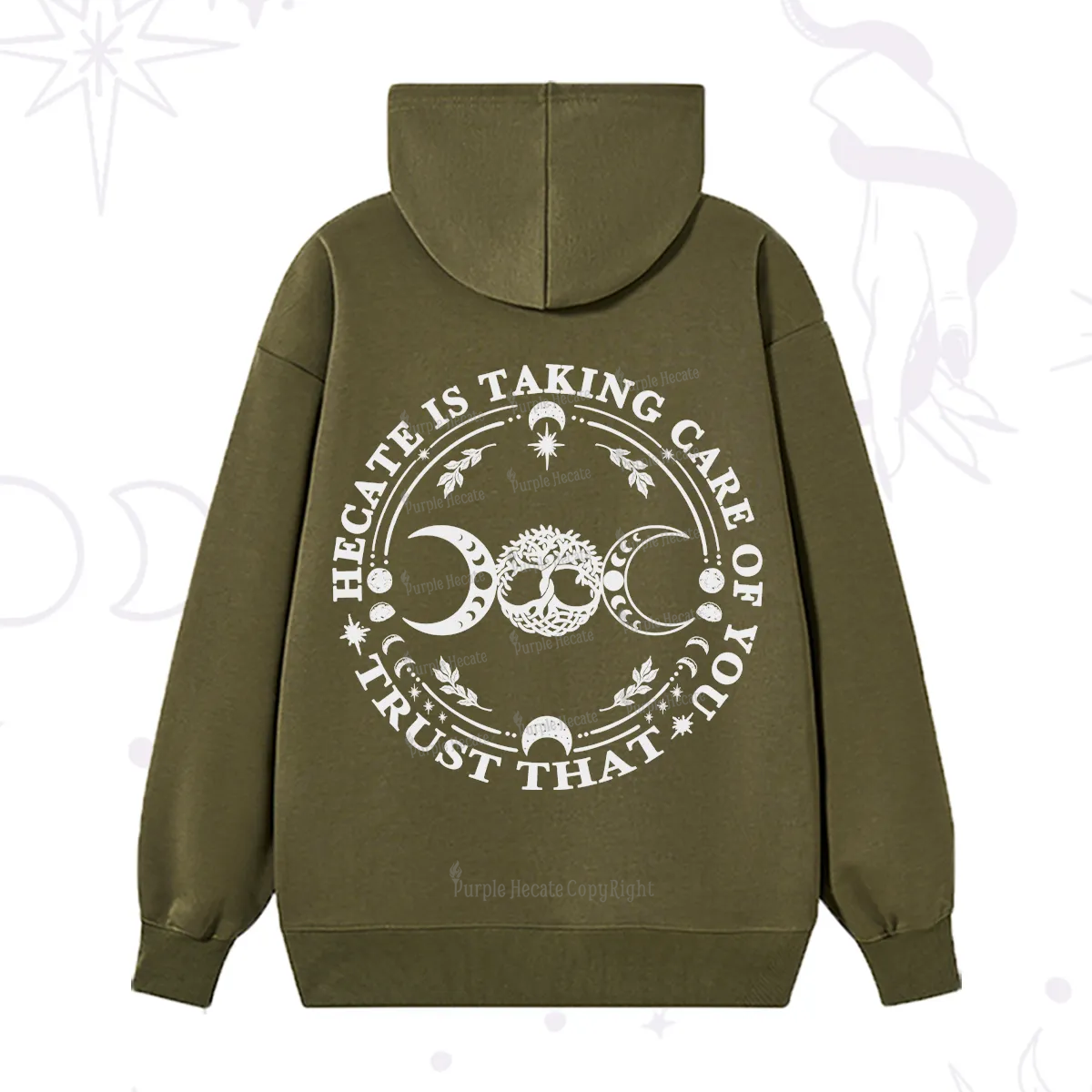 Purplehecate Hecate Is Taking Care Of You Hoodie