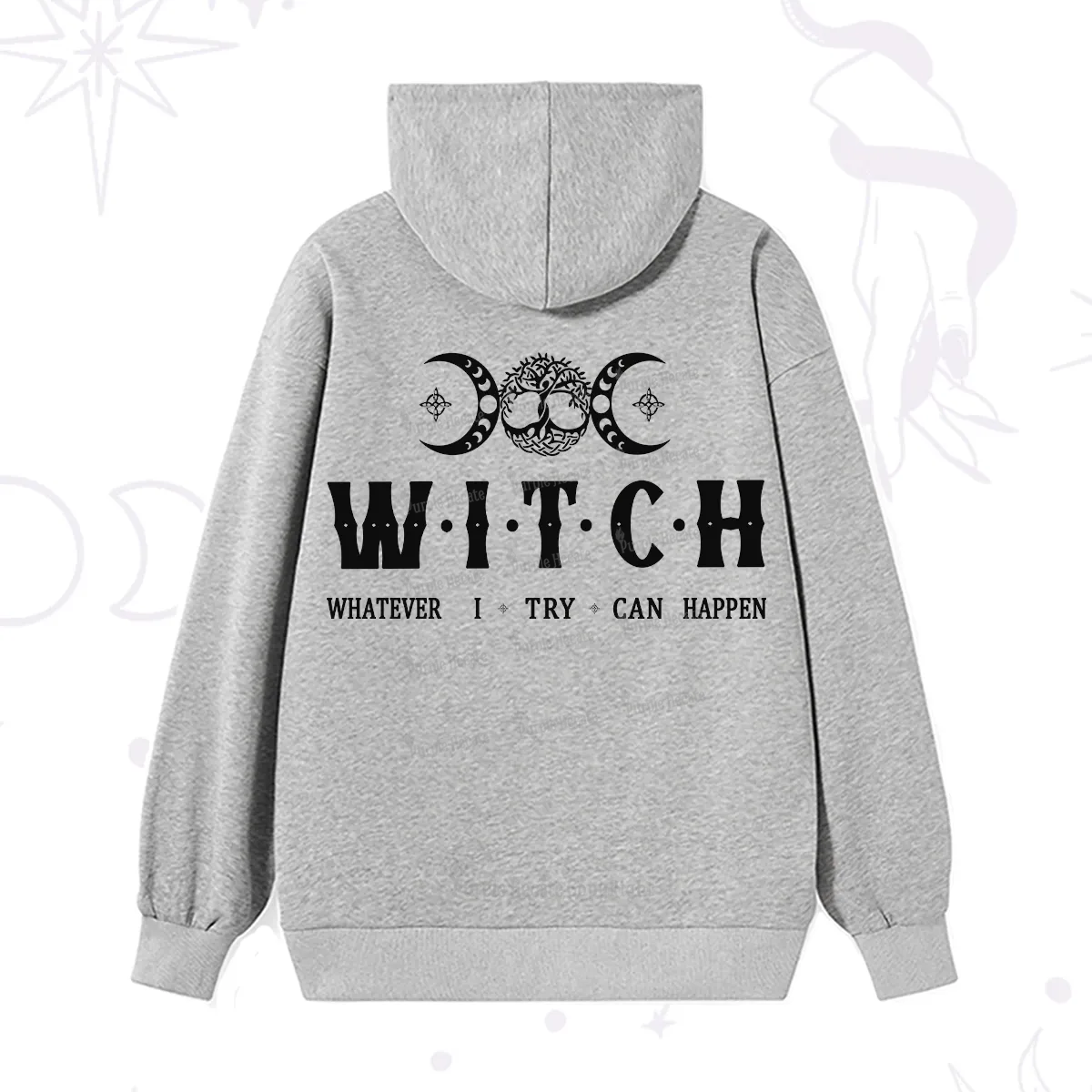 Purplehecate What I Try Can Happen Hoodie