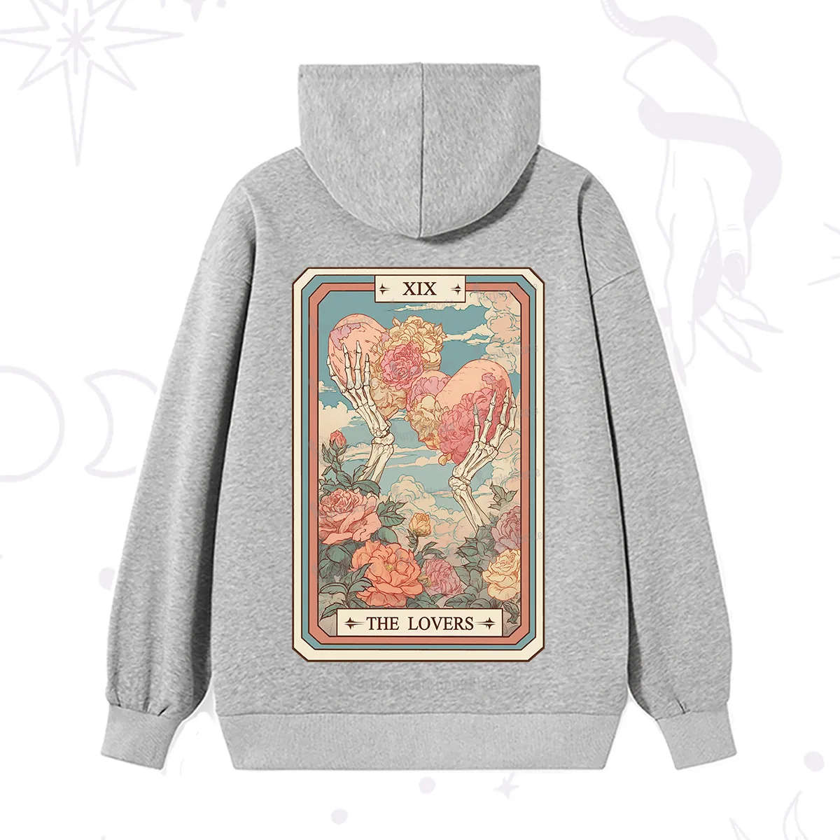Purplehecate The Lovers Undying Heart Tarot Hoodie