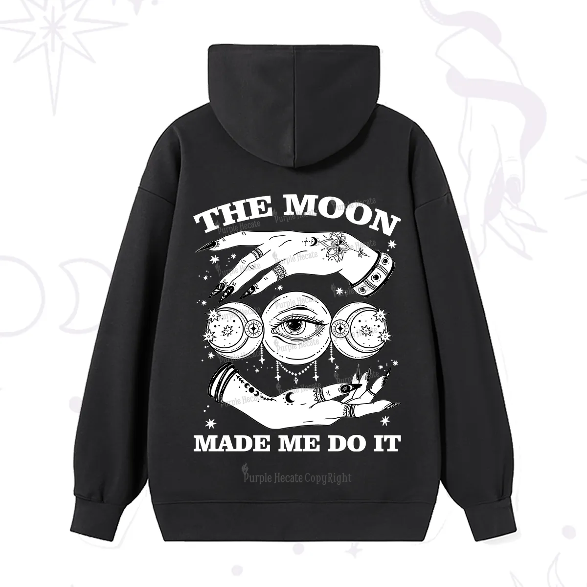 Purplehecate Funny The Moon Made Me Do It Hoodie