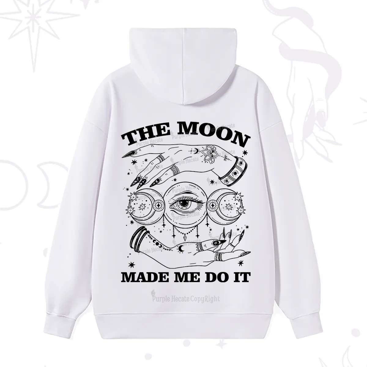 Purplehecate Funny The Moon Made Me Do It Hoodie