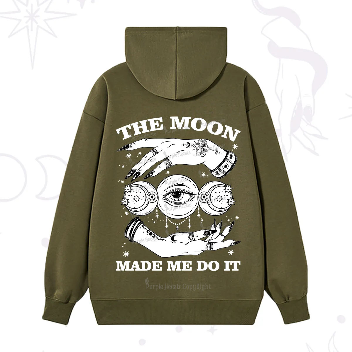Purplehecate Funny The Moon Made Me Do It Hoodie