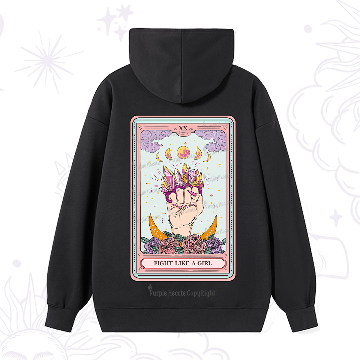 Purplehecate The Fight Like A Girl Tarot Hoodie