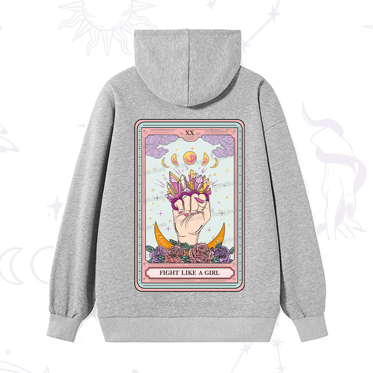 Purplehecate The Fight Like A Girl Tarot Hoodie