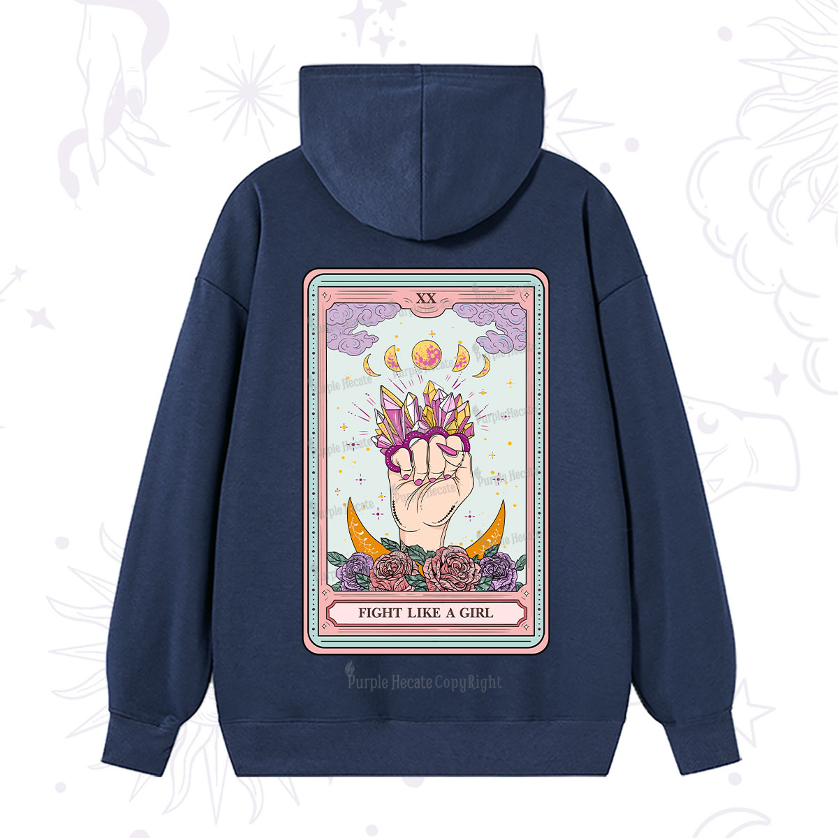 Purplehecate The Fight Like A Girl Tarot Hoodie