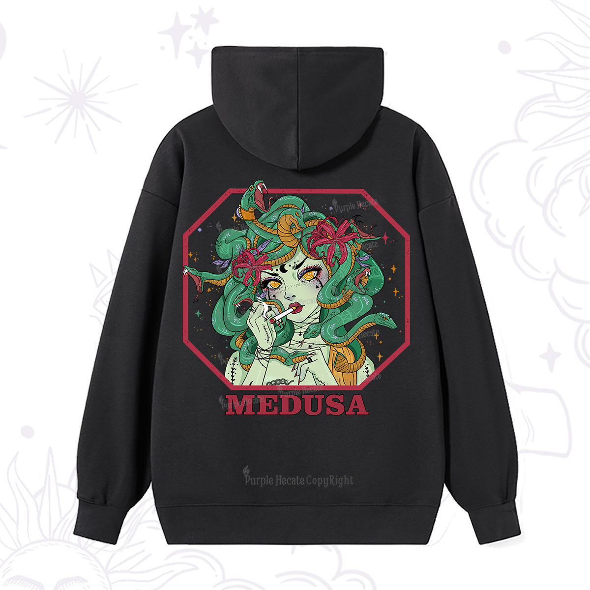 Purplehecate The Greek Goddess Medusa Hoodie