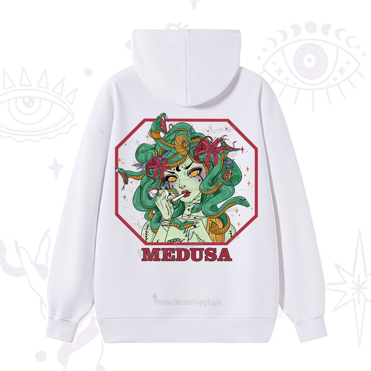 Purplehecate The Greek Goddess Medusa Hoodie