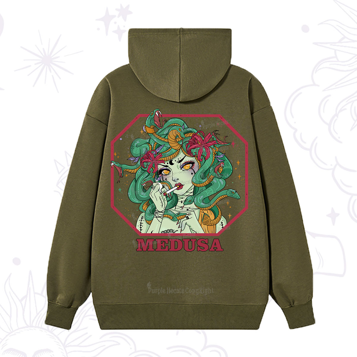 Purplehecate The Greek Goddess Medusa Hoodie