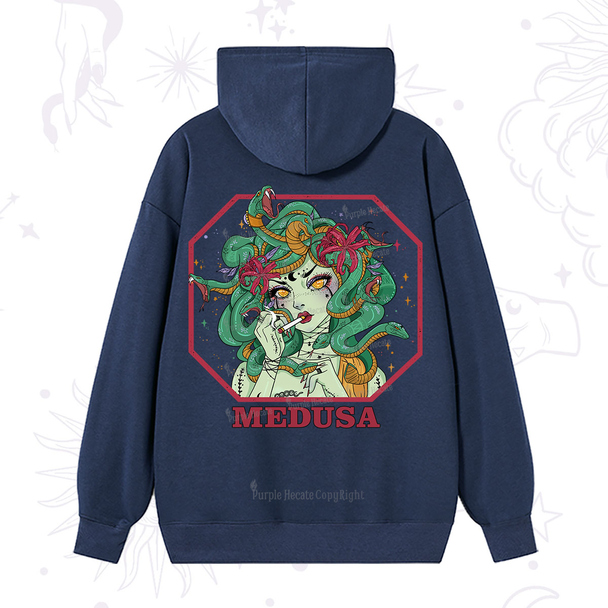Purplehecate The Greek Goddess Medusa Hoodie