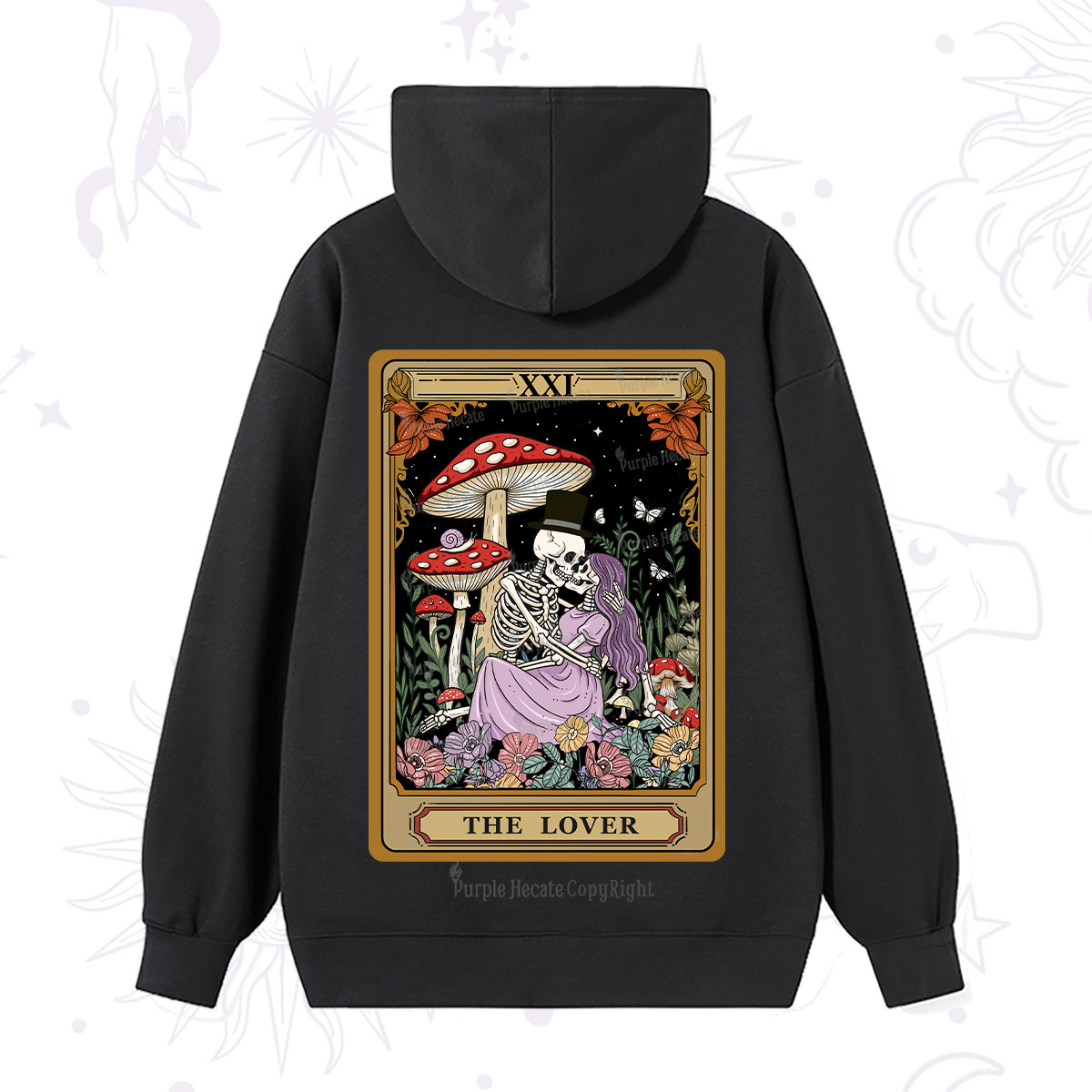 Purplehecate The Vintage Lover Tarot Hoodie