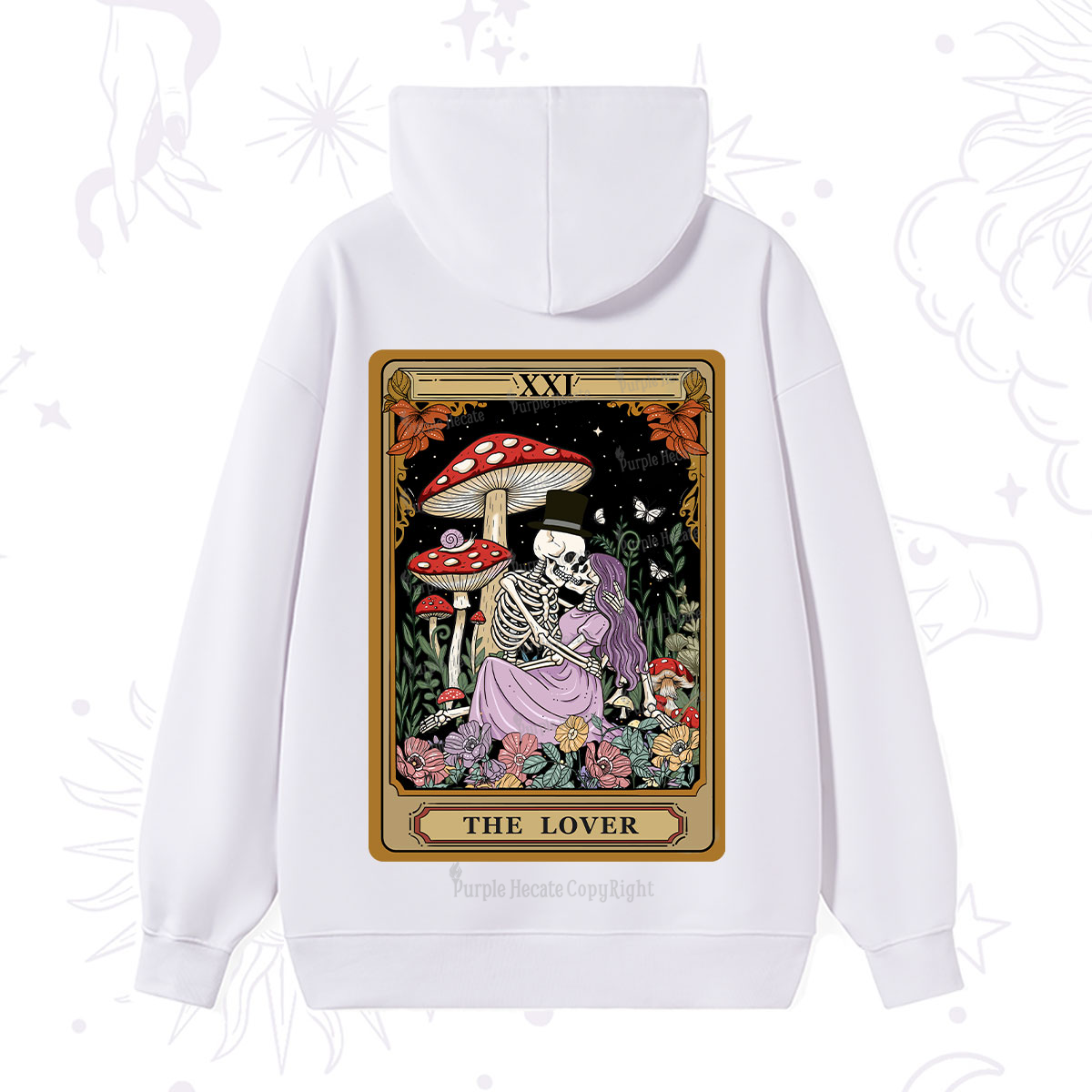 Purplehecate The Vintage Lover Tarot Hoodie