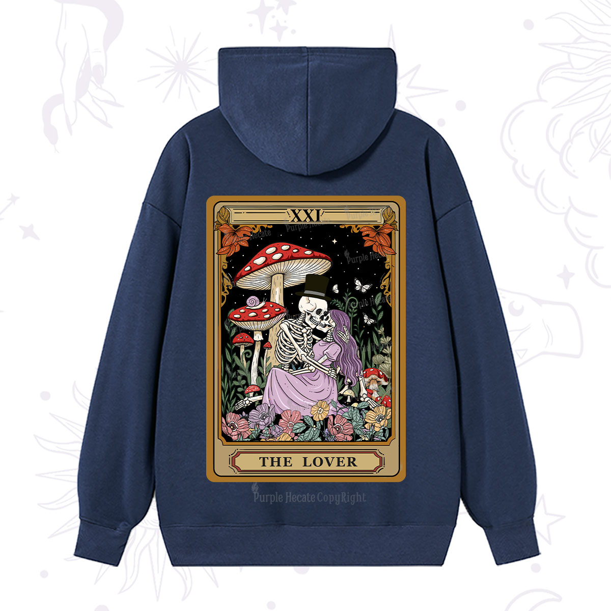 Purplehecate The Vintage Lover Tarot Hoodie