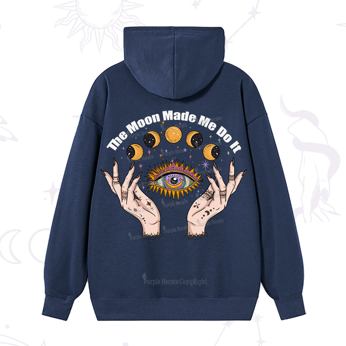 Purplehecate The Moon Made Me Do It Hoodie