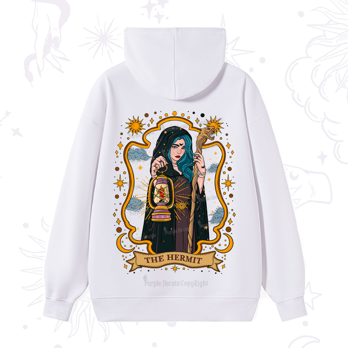 Purplehecate The Hermit Goddess Hoodie