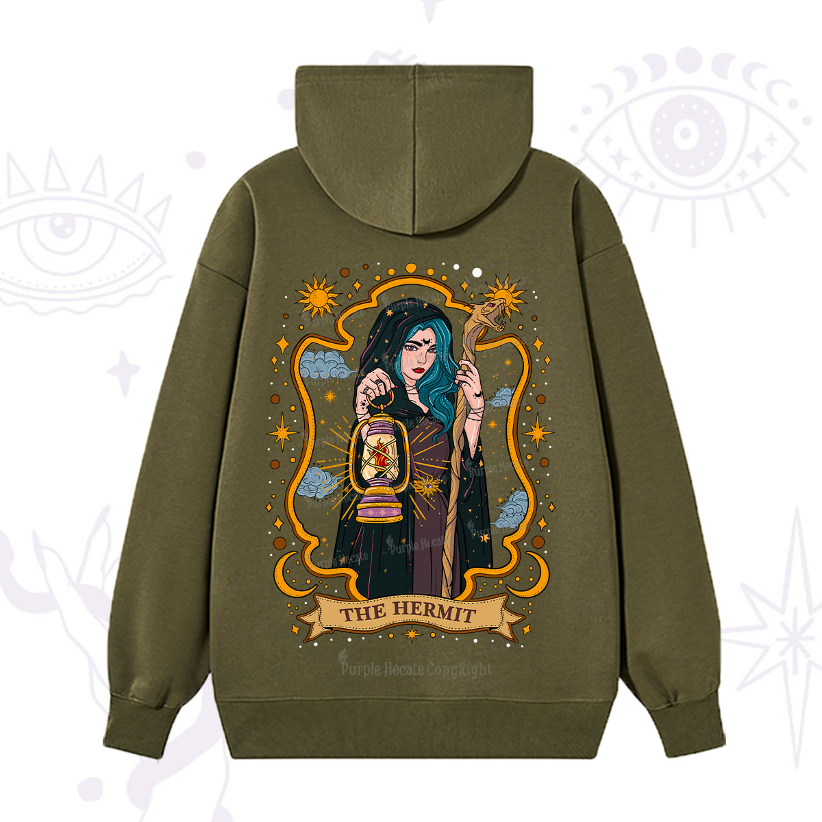 Purplehecate The Hermit Goddess Hoodie