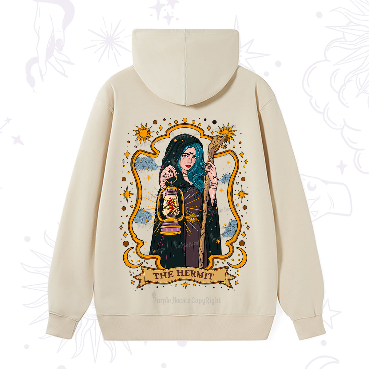 Purplehecate The Hermit Goddess Hoodie