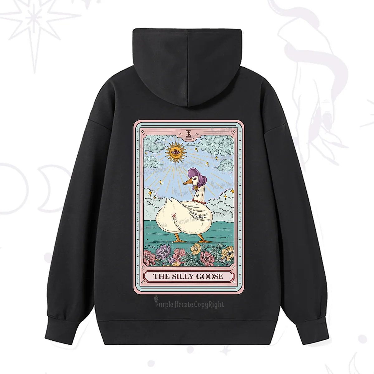 Purplehecate The Silly Goose Tarot Hoodie