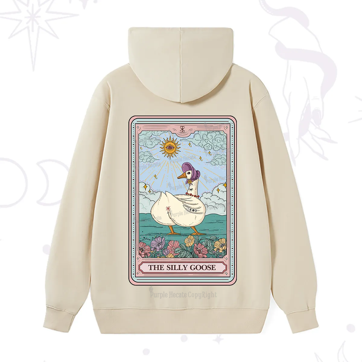 Purplehecate The Silly Goose Tarot Hoodie