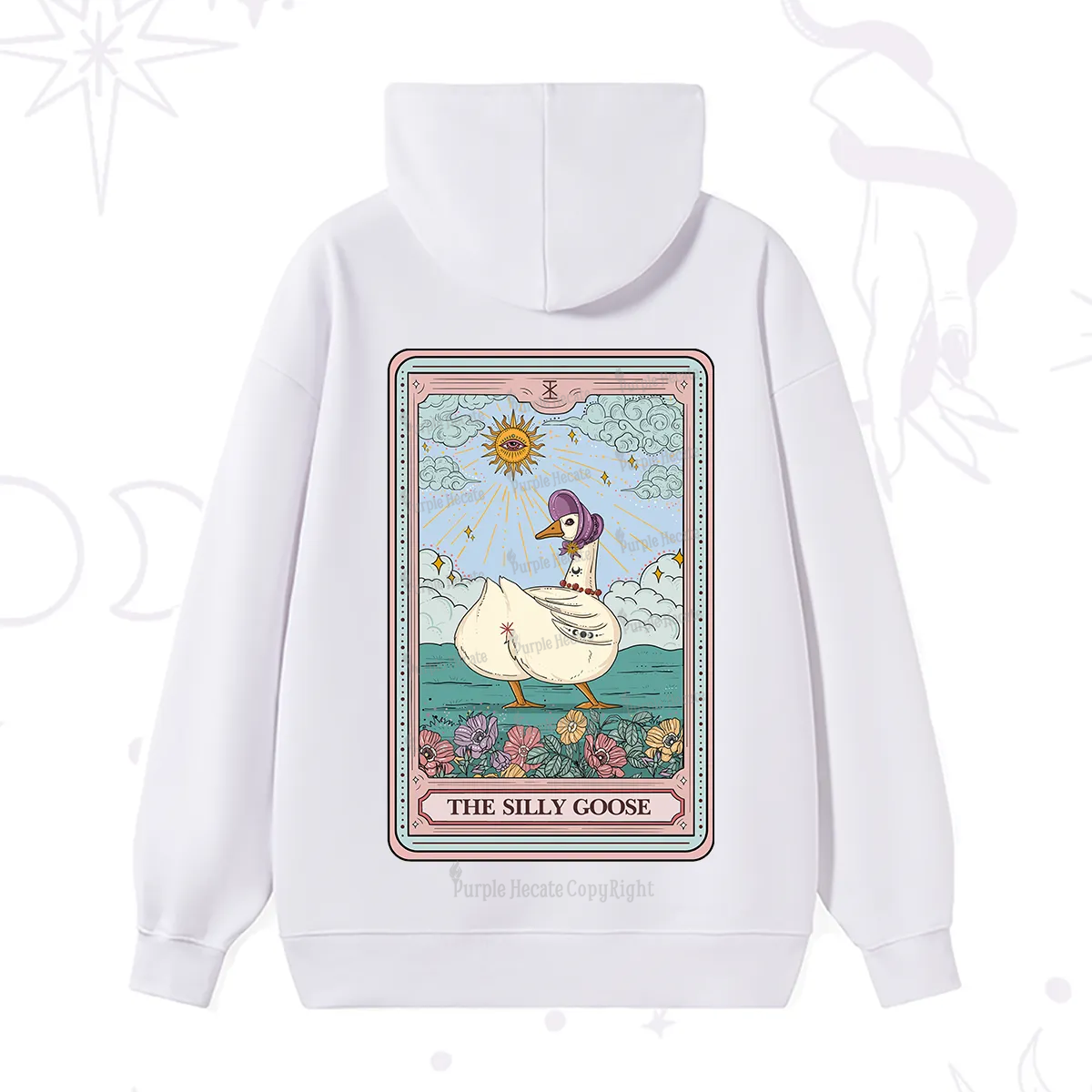 Purplehecate The Silly Goose Tarot Hoodie