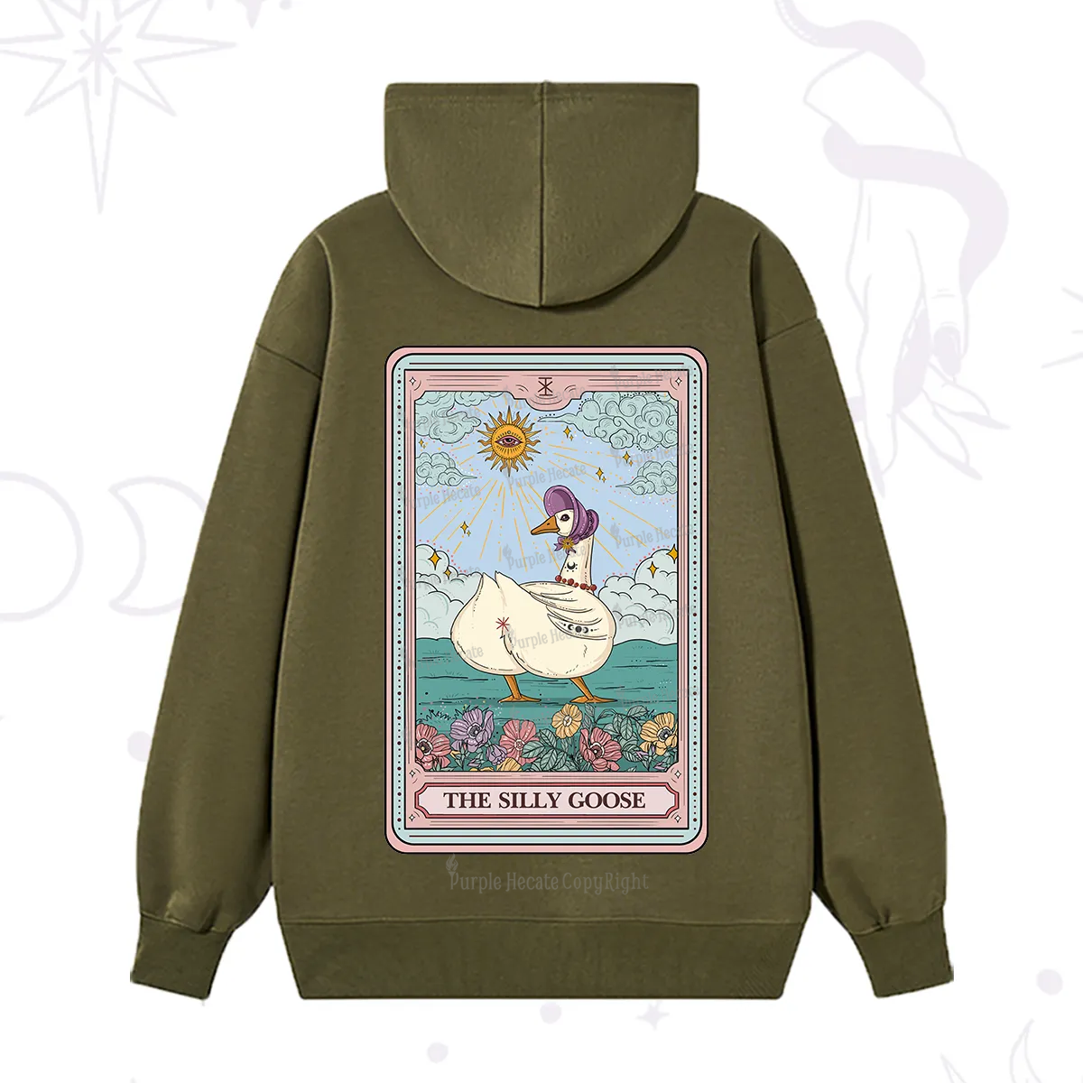 Purplehecate The Silly Goose Tarot Hoodie