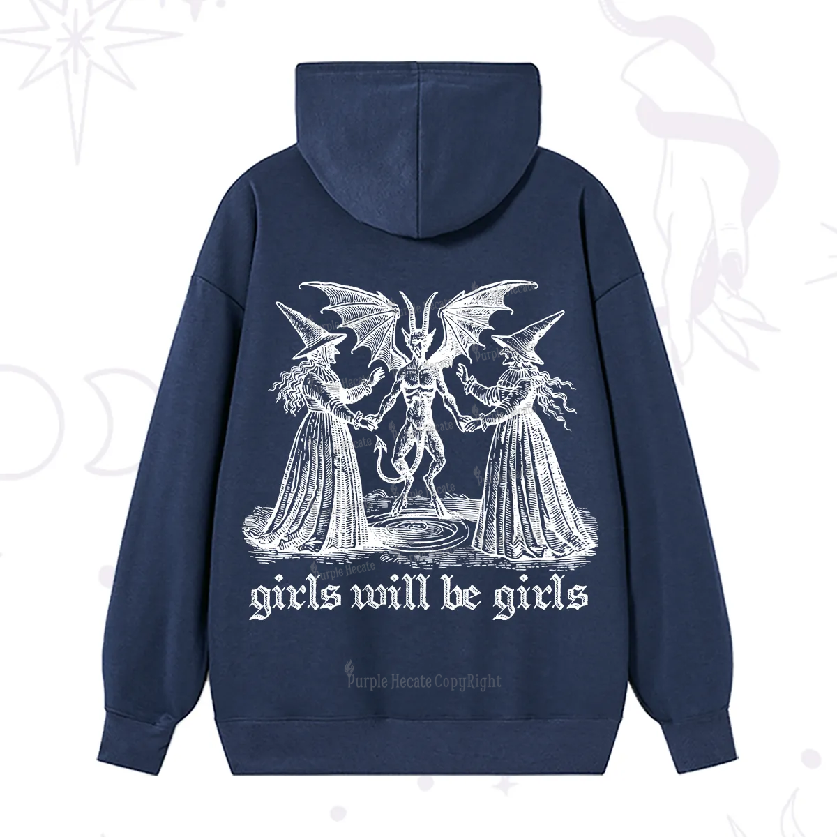 Purplehecate Witch Girls Will Be Girls Hoodie