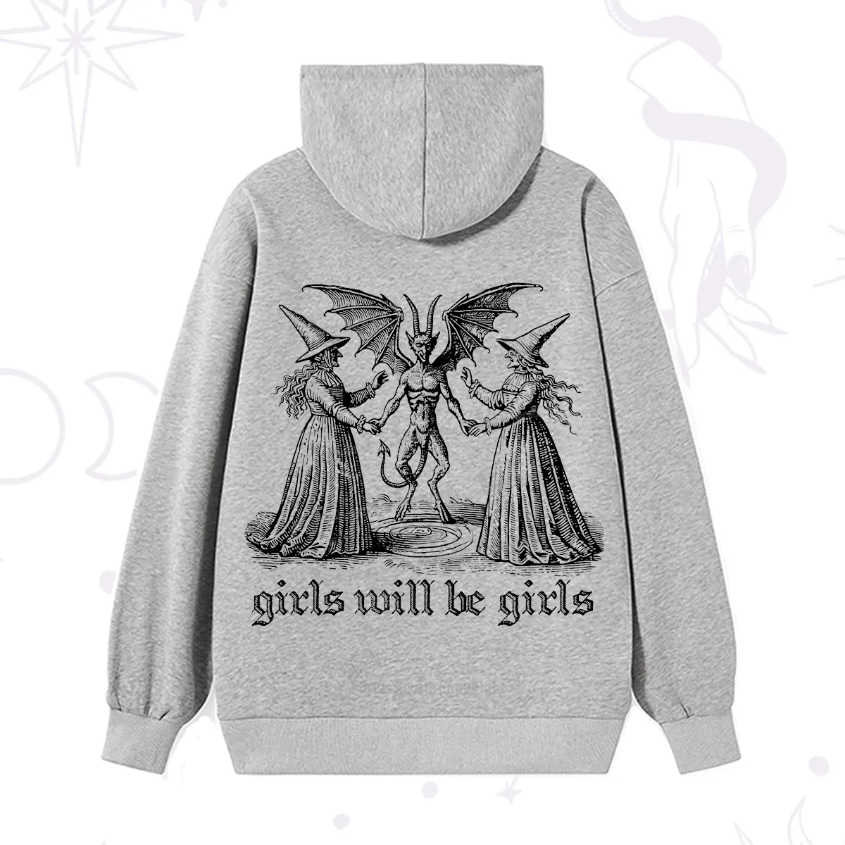 Purplehecate Witch Girls Will Be Girls Hoodie