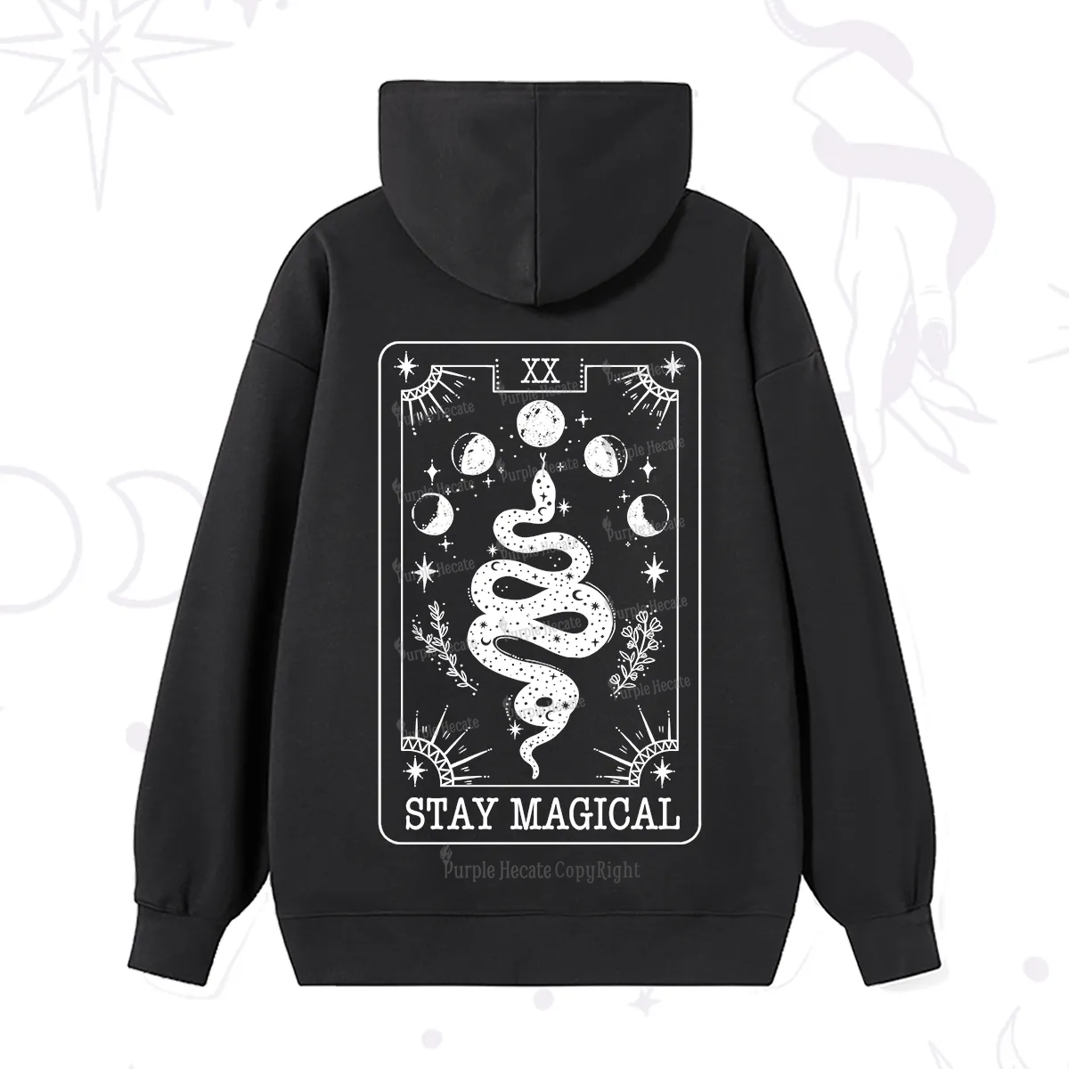 Purplehecate The Stay Magical Tarot Hoodie