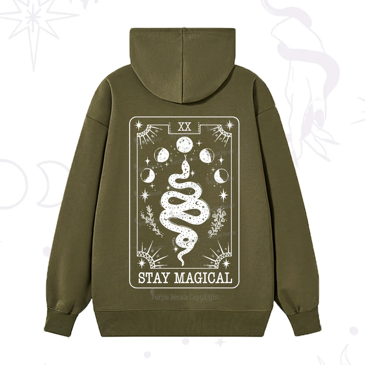Purplehecate The Stay Magical Tarot Hoodie